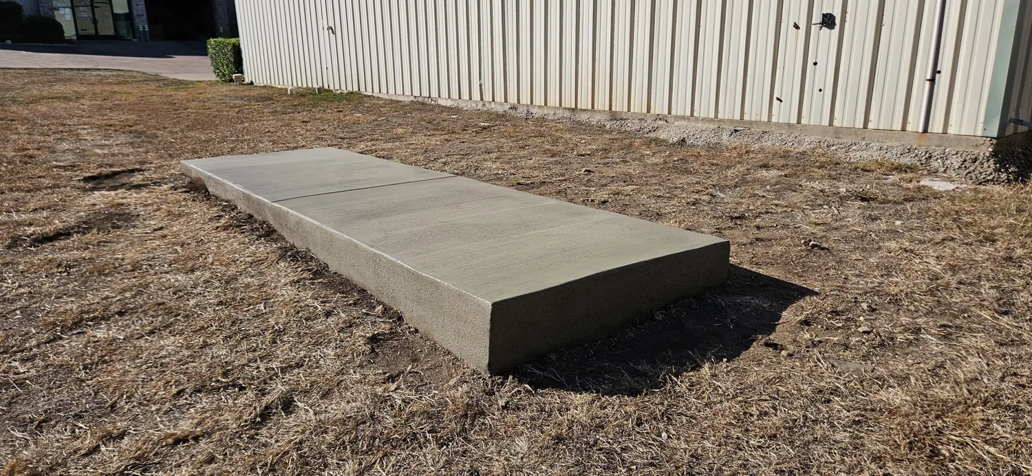 A purpose-built equipment slab by Lucky&rsquo;s Concrete in Cape Coral